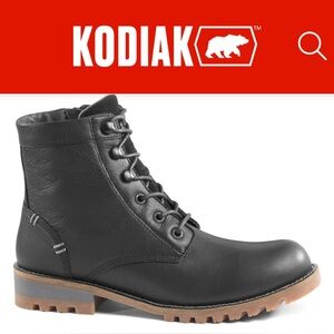 Kodiak Mahone Black Leather Women’s Waterproof Street Hiking Boots
